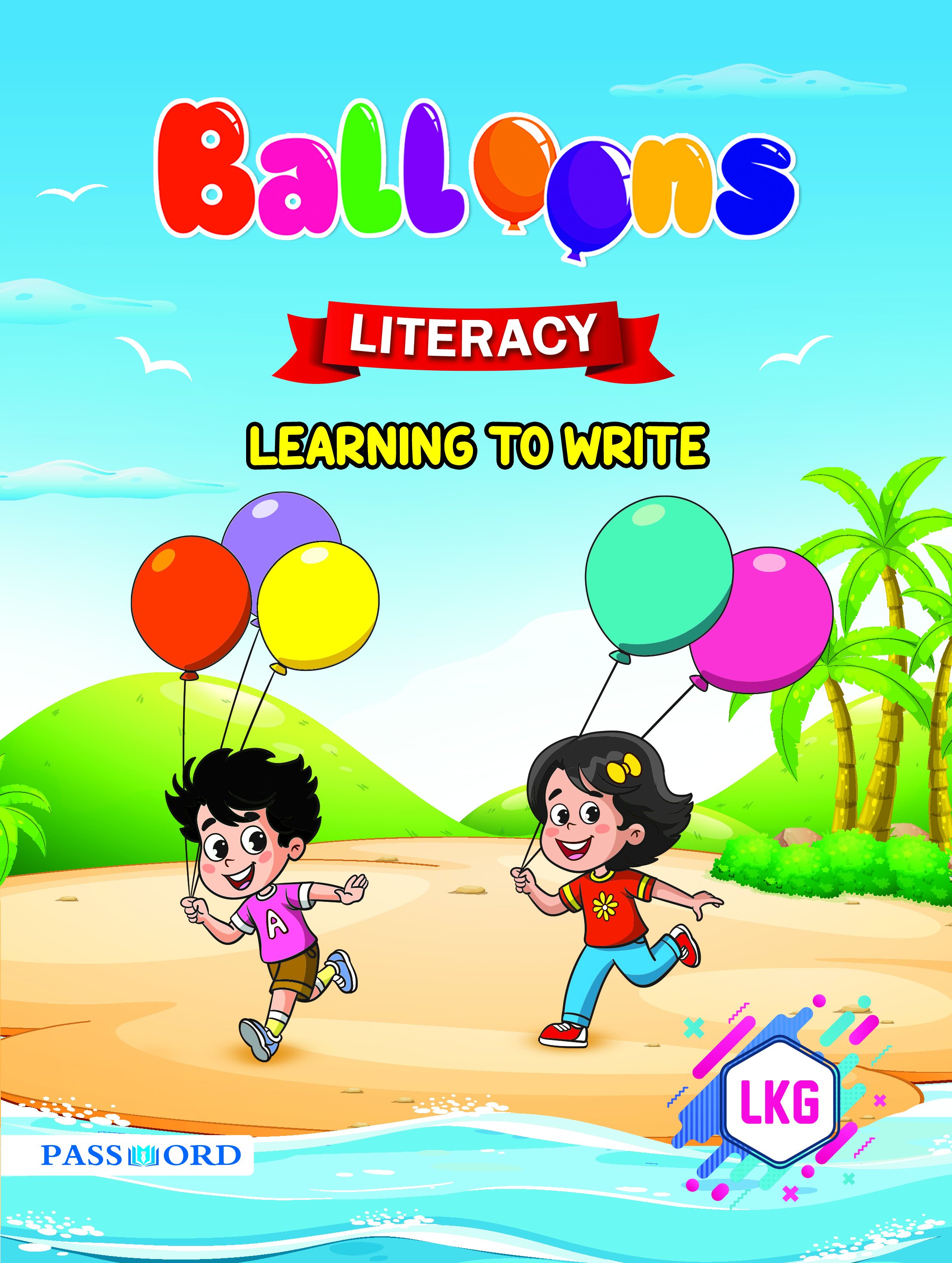 Balloons Literacy Learning to Write LKG