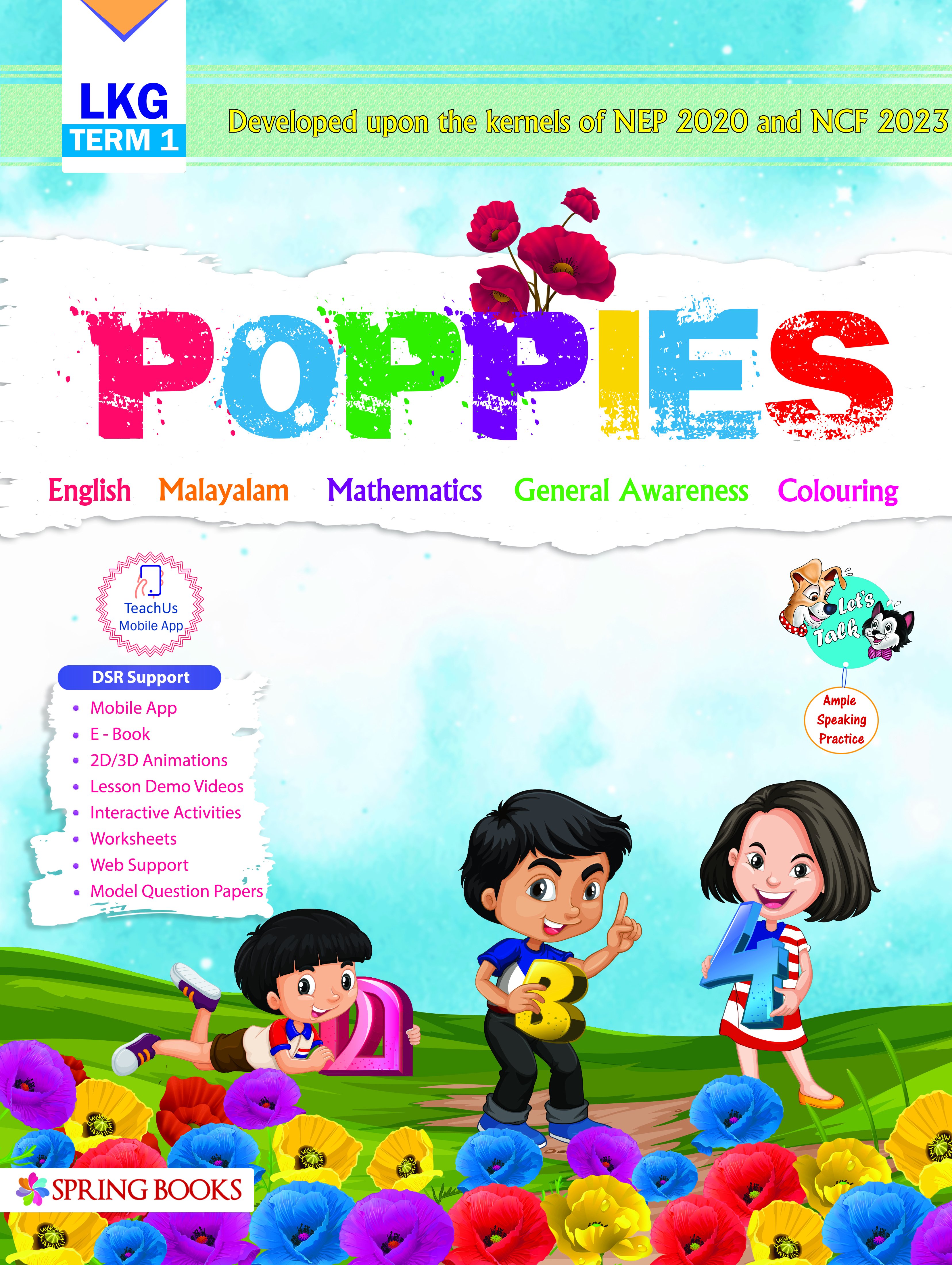 Poppies LKG -Term 1 -  Malayalam
