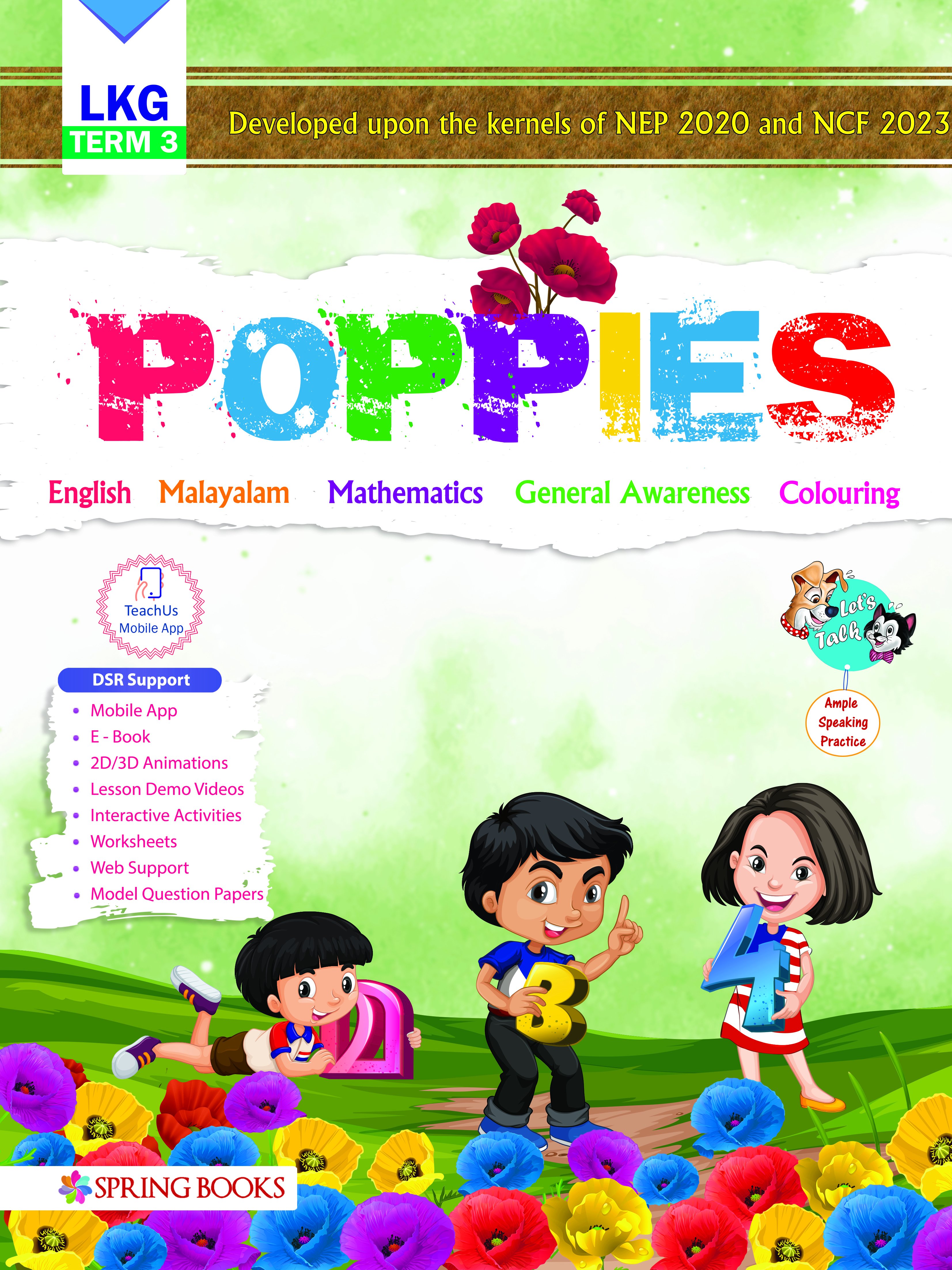 Poppies LKG -Term 3 - Malayalam